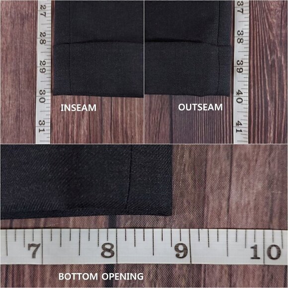 Ralph Lauren Purple Label Mens Size 40(41)x30 Charcoal Flat Front Pants Trousers - Picture 15 of 15